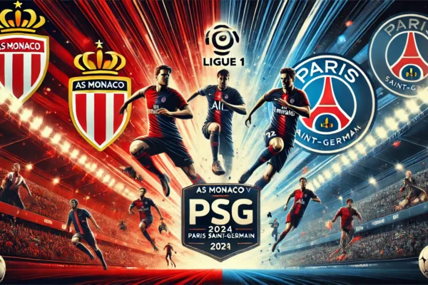 Ligue 1 soccer AS Monaco and Paris Saint-Germain